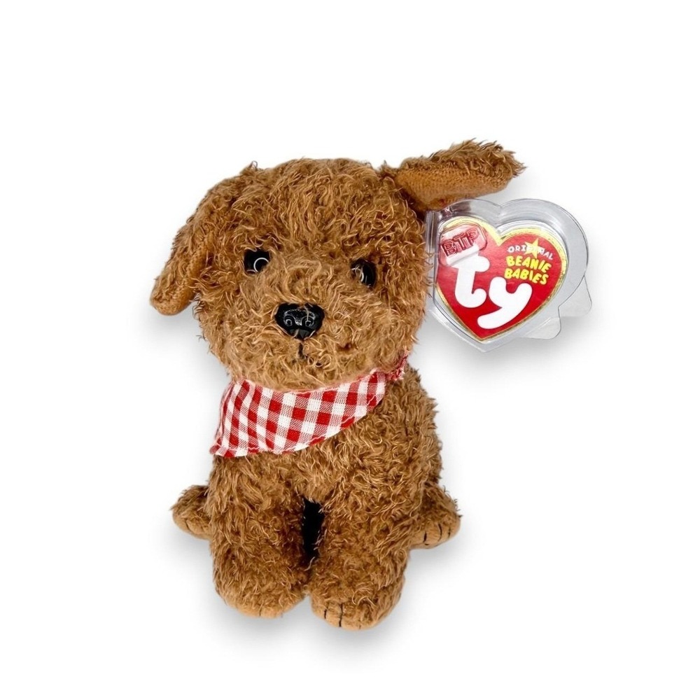 Rowdy the Dog Ty Beanie Baby | Countryside Puppy Pal‎ | Mint Heart Tag